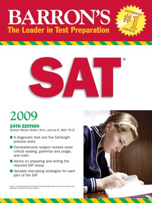 cover image of Barron's SAT